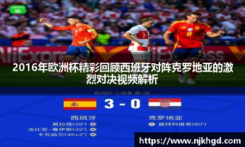 2016年欧洲杯精彩回顾西班牙对阵克罗地亚的激烈对决视频解析